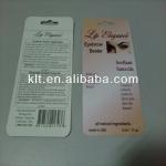 Sliding blister card packing