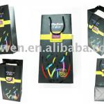 paper bag with UV coating and glossy lamination high quality