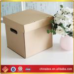 kraft corrugated shipping boxes with lid from china