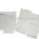 guest check; guest order;Restaurant docket book;waiter docket book high quality