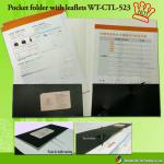 WT-CTL-523 high quality china printing wallet brochure