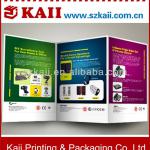 Top quality product catalog sample printing wholesale