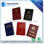 2014 Hot Selling Manufacturing Security Printing For Passport/Bank Passbook/Visa/Certificate For Promotional