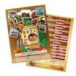 A4 advertising color brochure leaflets printing