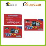 2013 Cheap custom printed paper scratch card