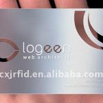 Aristocratic Sliver Metal Business Card for brand company