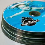 CDs / DVDs with colorful printing