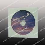 Games CD replication with white paper package