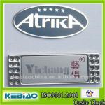 metal plate metal badge namebadge