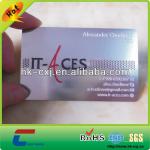 etching laser out stainless steel metal business card printing