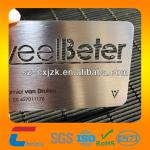 Luxurious hot etched stainless steel bussiness card