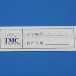 metal nameplate