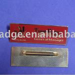 fashion custom embossing nameplate