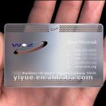 Metallic/metal Business Card in Golden/ Silver Colour,Customized design accepted