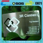 Professional metal business name card stainless steel material