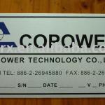 metal label