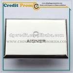 fashion Shinny Nickel Metal Nameplate with engraved logo for bags