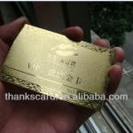 Metal Card/ metal card/metal name card/metal golden card