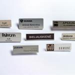 Custom MetalPhoto nameplates, tags, labels