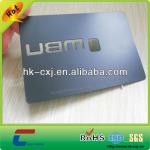 electroplating black metal membership cards