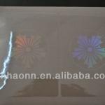 transparent hologram sticker