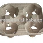 Molded pulp 4-cup drink holder tray /cup holder
