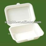 Biodegradable wheat straw pulp fast food boxes