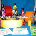 plastic pvc shrink film,beverages bottle label, PVC heat shrink film