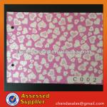 New Flower wraping,lamination heart glitter heat transfer film