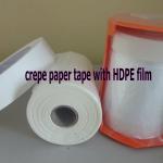 crepe paper tape with HDPE film