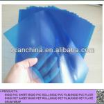 transparent blue embossy rigid pvc sheet