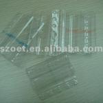Plastic coin wrapper, coin package