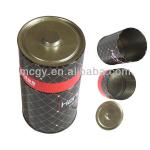 Newest Design Round Separate Battery Type Metal Tin Can Box