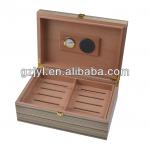 Top grade handmade wooden cigar boxes with removable tray