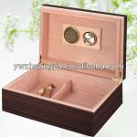 Eco friendly wooden cigar packaging box with humidor,cigar outer box