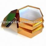 Gold gift packaging box