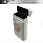 Small white tinplate cigarette boxes blank