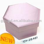 Fashion Satin Hexagonal Gift Package Box