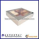 cheap gift box with pvc window made in china