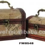 Factory Direct Sale Antque Style Small Wooden Box Set