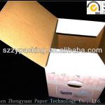 corrugated paper box for outer packaging