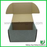 dongguan supplier customer logo printed custom corrugated box wholesale