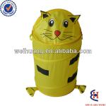 yellow cat shape storage barrels for picnic