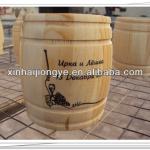 wooden coffee barrel