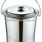 Stainless steel water bucket