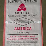 PP woven sack for 50kg fertilizer