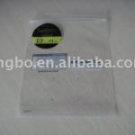 printed transparent pe bag with zipper PLA-022