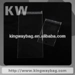 Clear plastic OPP bag with adhesive tape