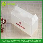 Disposable plastic food packaging box