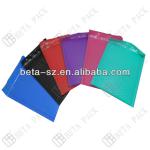 Colored bubble mailers with self seal